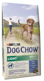 Dog chow light kalkoen/rijst 14 kg (DIT PRODUCT IS TIJDELIJK NIET BESTELBAAR)